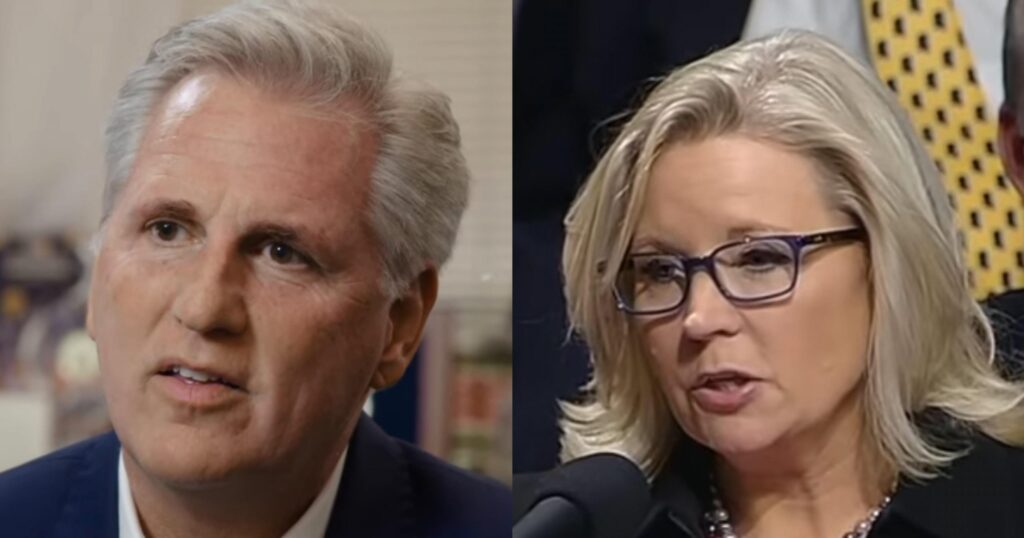 KEVIN MCCARTHY AND LIZ CHENEY INDIRECTLY DENOUNCE NEW PRO-TRUMP AMERICA FIRST CAUCUS