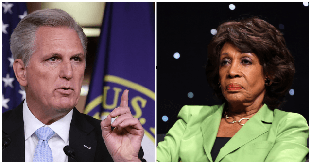 Exclusive – Kevin McCarthy Moves to Formally Censure Maxine Waters for Having ‘Broke the Law,’ ‘Incited Violence’