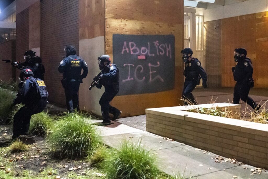 Portland ICE Building Set on Fire During Riots: Reports
