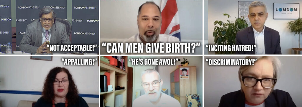 Politician Shut Down for Asking a Question London’s Mayor Couldn’t Answer: “Can Some Men Give Birth?”