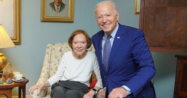 President Biden’s photo-op with Rosalynn Carter combined with the dismal jobs report makes the PERFECT meme