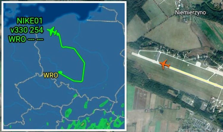Polish Air Force hijacking alert sparks panic as plane turned towards the west