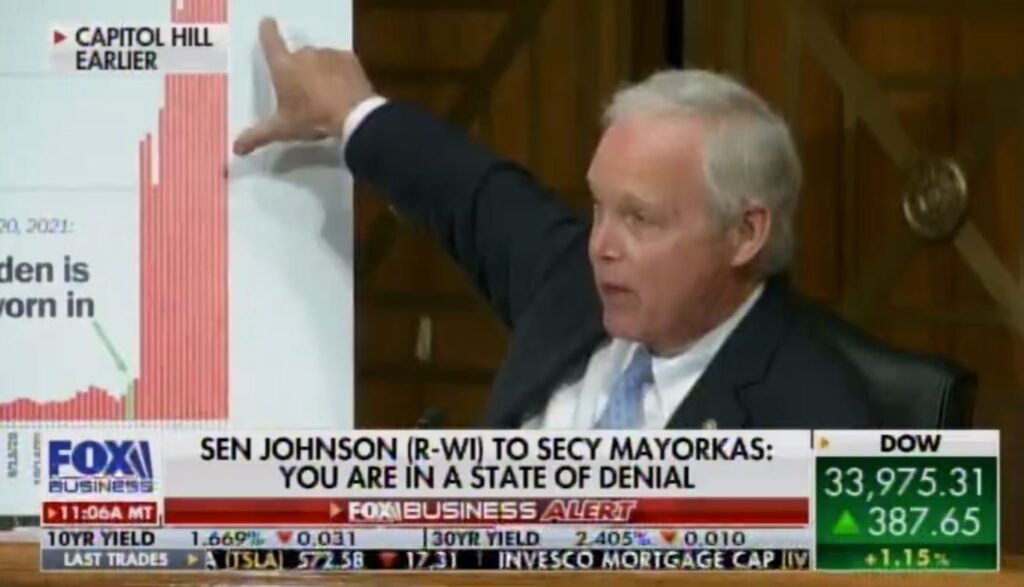 Disgusting Biden DHS Secretary Lies to Senate and Blames Trump for Surge in Migrant Children at Border — Sen. Ron Johnson SHREDS HIM with Facts (VIDEO)