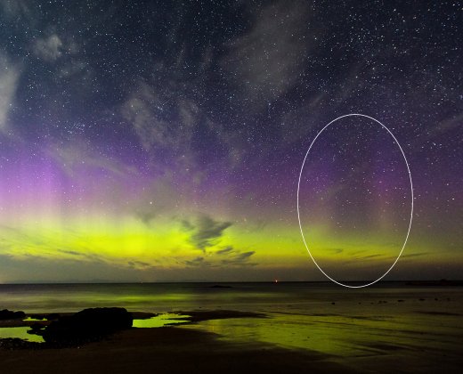 Another sign of the Endtimes: Mysterious BLACK northern lights appear over Scotland
