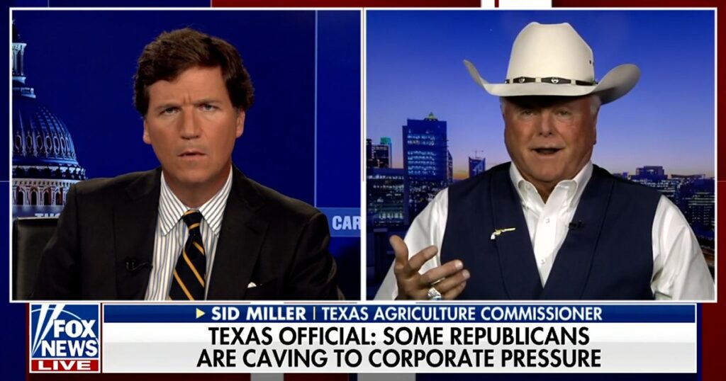 ‘COWBOY LOGIC’: Sid Miller Tells Tucker Child ‘Gender Modification Has Got To Stop’ In Texas