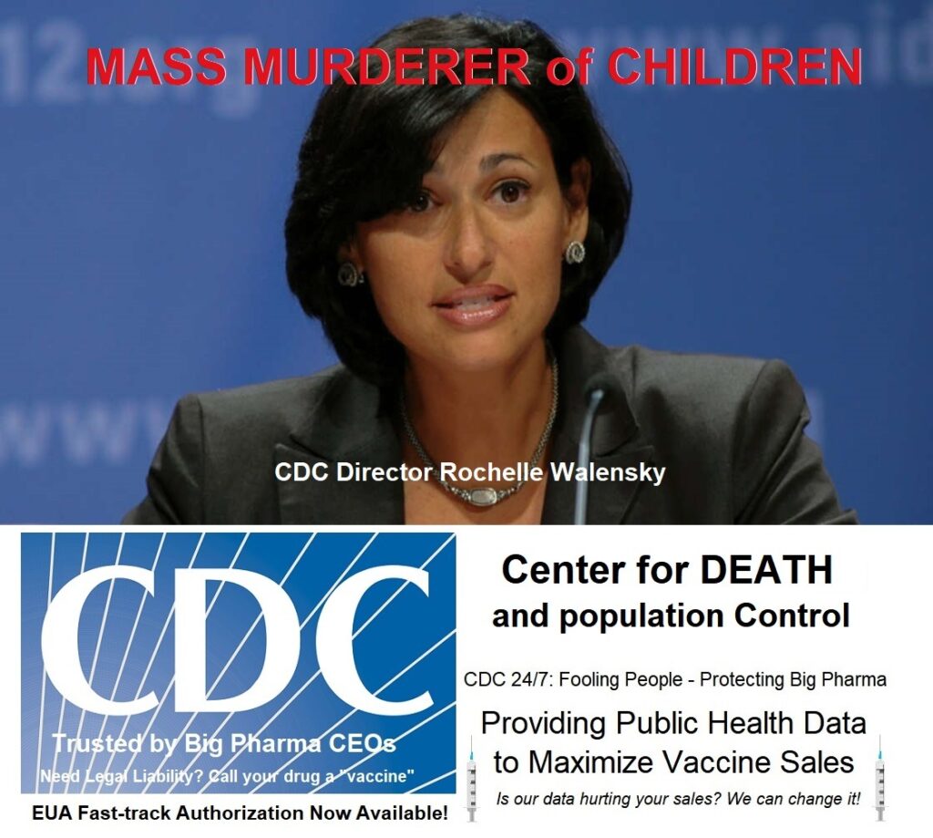 CDC Begins Mass Extermination Program of Americans’ Children Aged 12 to 17 Implementing Eugenic Population Control Measures through COVID-19 Bioweapons