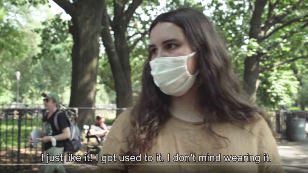 Ami Horowitz Video: Asking Vaccinated People Why They’re Still Wearing A Mask Outside