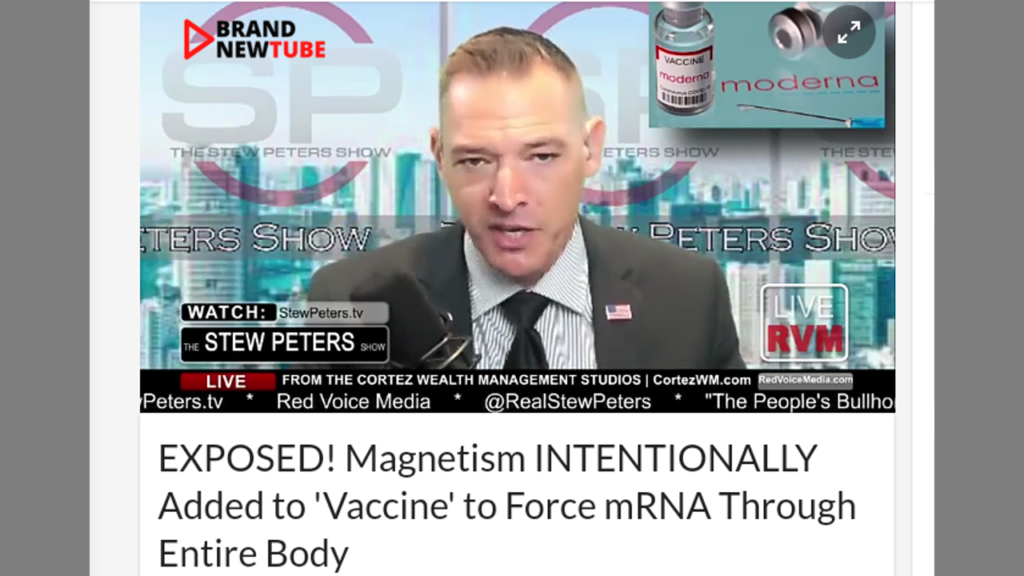 EXPOSED! Magnetism INTENTIONALLY Added to 'Vaccine' to Force mRNA Through Entire Body