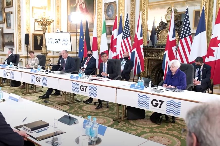 NEW WORLD ORDER: G7 Finance Ministers Bow to Janet Yellen – Agree to Raise Taxes in All Their Serfdoms on International Businesses to Fill the Government Trough