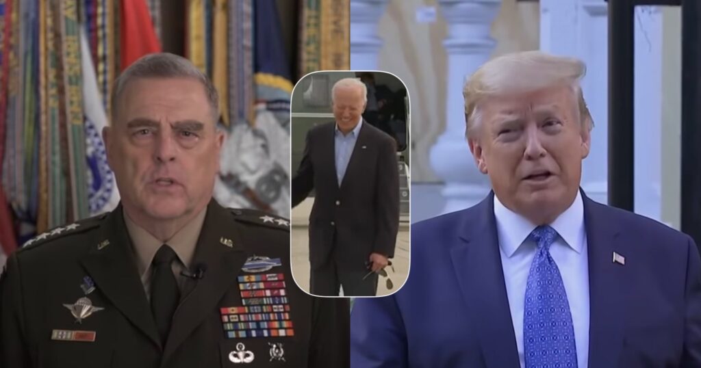 THEN-PRESIDENT TRUMP WANTED MILITARY TO STRONGLY HANDLE BLM PROTESTERS BUT GENERAL MILLEY REPORTEDLY STOPPED HIM