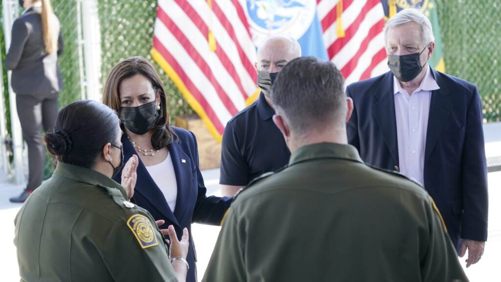 Wait, Kamala Harris Hardly Left the Airport for Her 'Border' Trip?