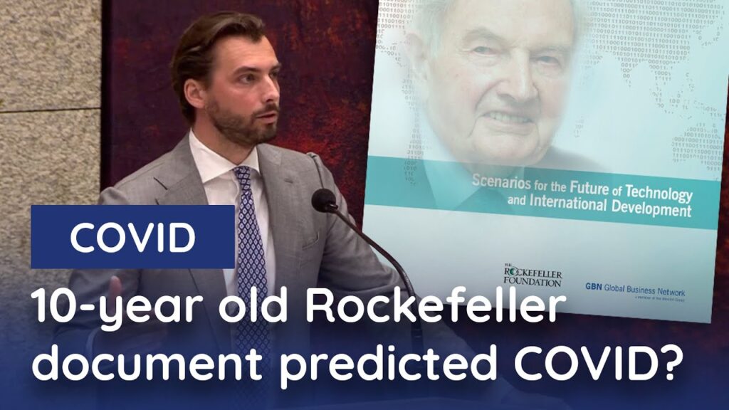 Thierry Baudet exposes the Rockefeller Foundation in parliament!