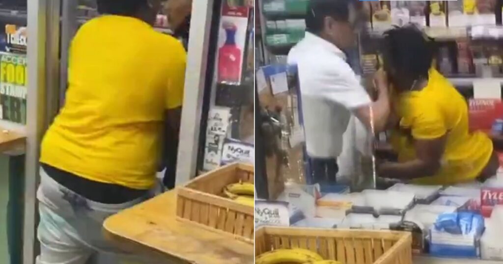 Armed Asian Store Owners Turn Tables On Violent Attacker, Who Begs ‘Chill Out’ After Elderly Victims Fight Back