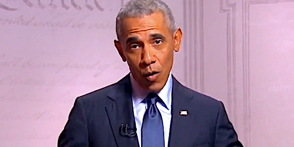 While Trump is banned for questioning election, Obama claims GOP is 'rigging the game'