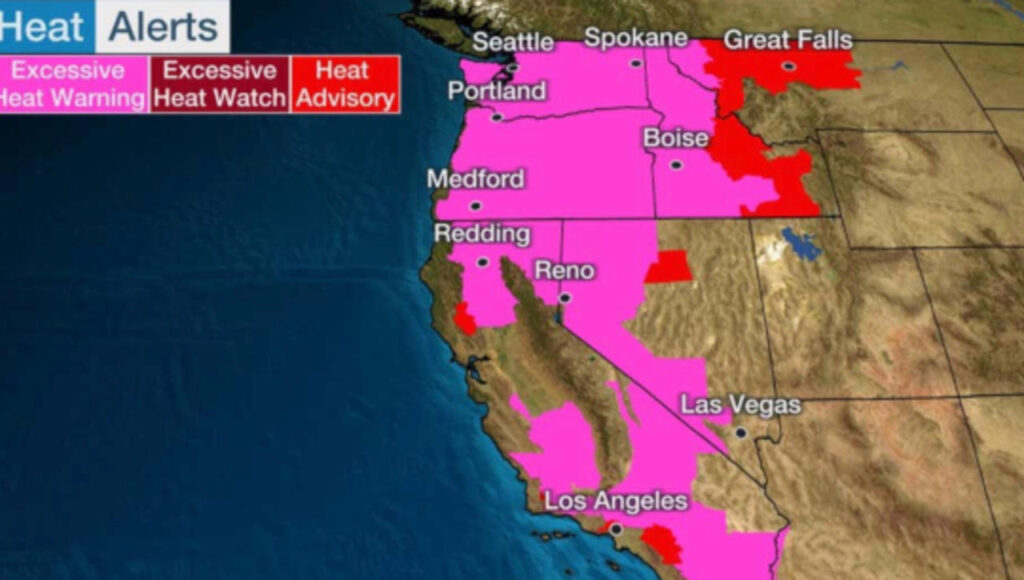 Triple-Digit Heat Dome Bakes Pacific Northwest, Triggers First Blackout