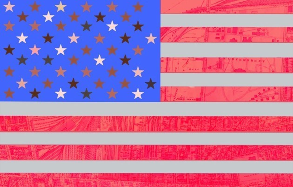 Woke pop star wants to replace the American flag with one featuring off-white stripes and brown stars