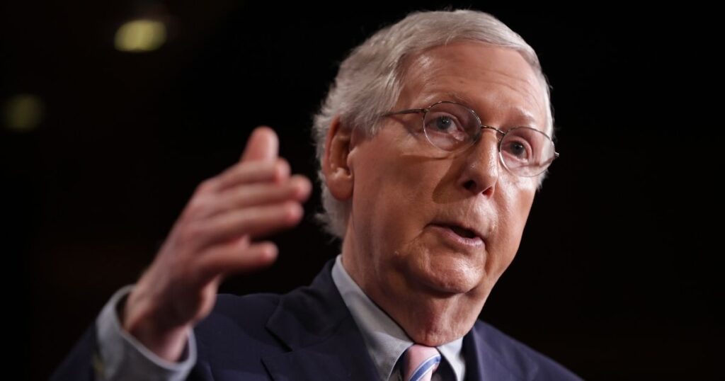 Mitch McConnell Calls on Biden to 'Immediately Withdraw' Nominee Linked to 'Eco-Terrorism' Plot