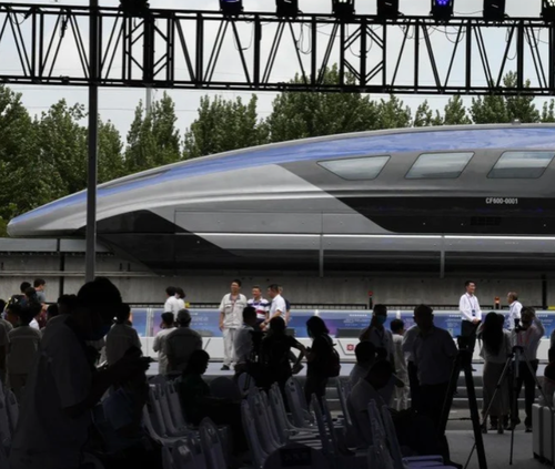 China Unveils World's Fastest Maglev Bullet Train