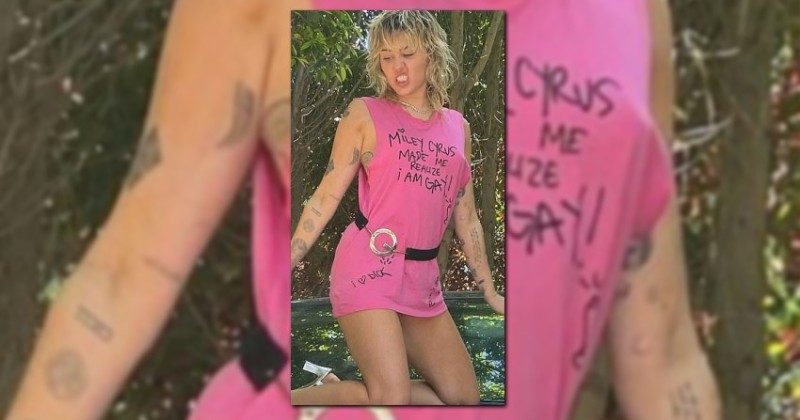 Miley Cyrus Tells Young Fans to “Ask Daddy” to Buy Them Merchandise Featuring “I [Heart] DICK” Slogan
