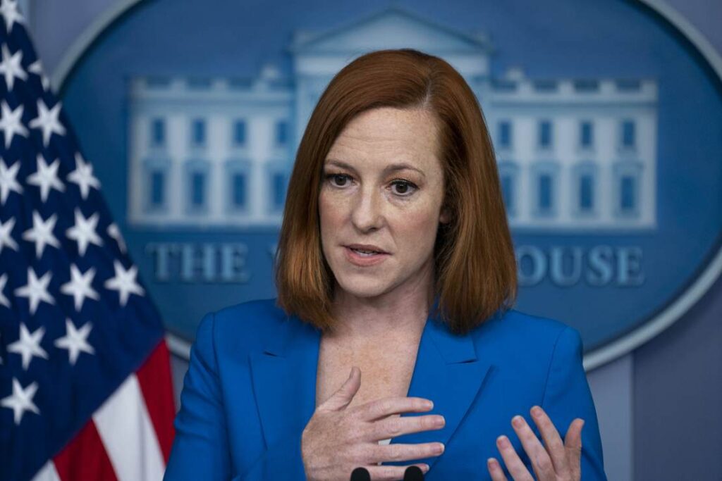 Jen Psaki Tells a Straight Up Lie About Why Joe Biden Snapped at Reporters