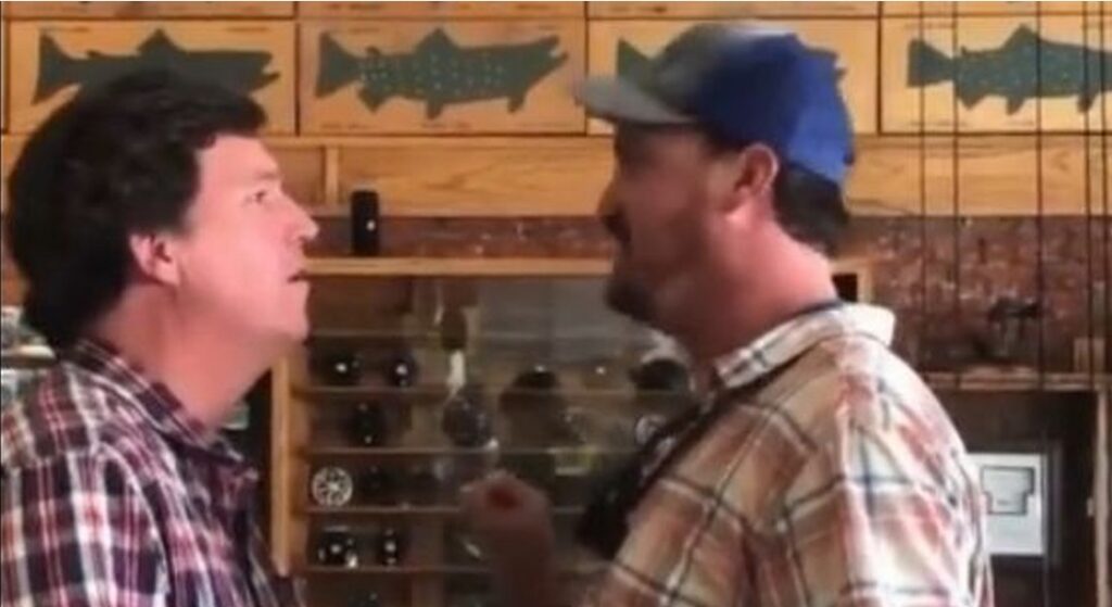 After Confrontation with Tucker in Fly Fishing Shop, Montana Man’s Real Identity Comes Out
