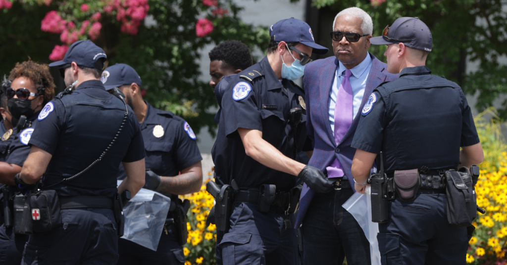 Georgia Rep. Hank Johnson arrested during voting rights protest on Capitol Hill