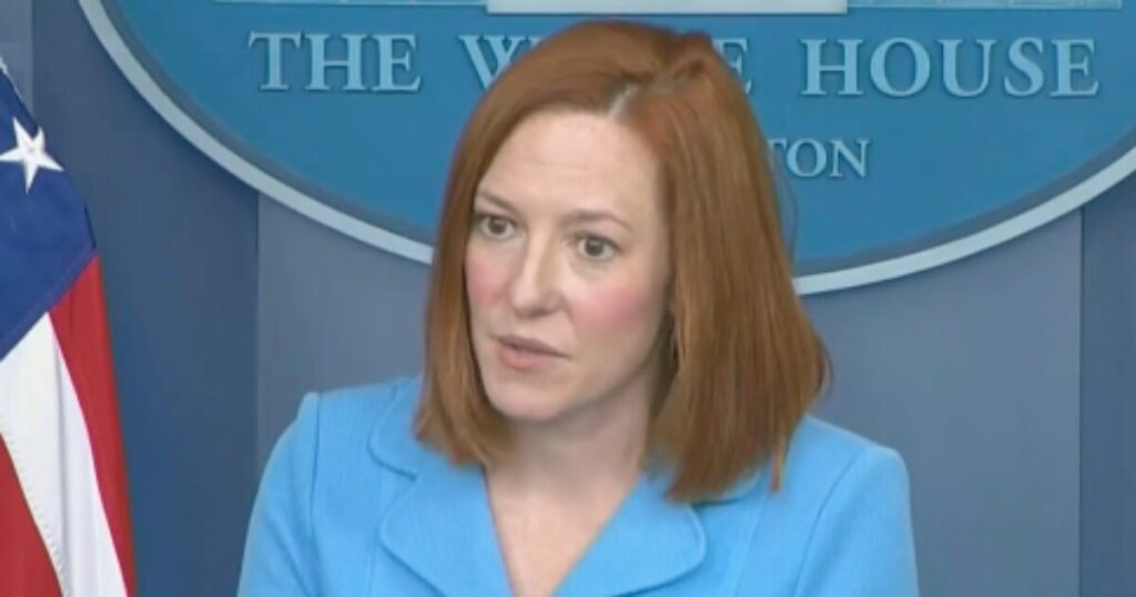 Psaki exposed for holding ‘anonymous briefings’ after comment on anonymous sources