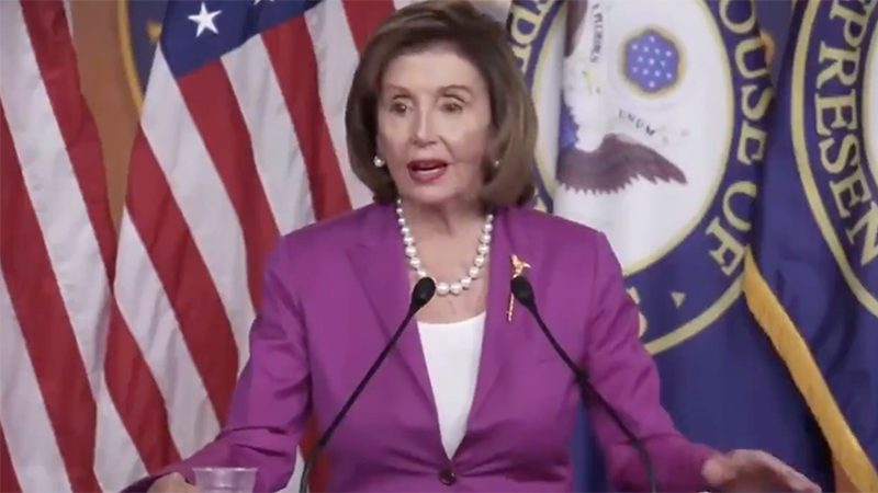 Video: Pelosi Bizarrely Declares Reason She Called GOP Leader A “Moron” Is “Science, Science, Science, And Science”