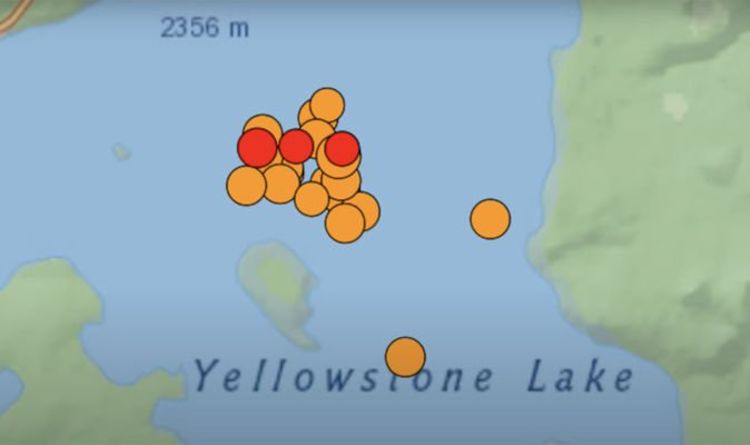 Yellowstone supervolcano latest: 'Intensifying' earthquake swarm spreads beneath lake