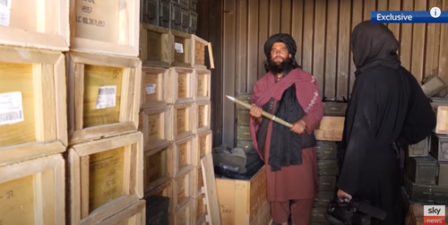 Sky News Shows Taliban Seizing Abandoned US Bases & "Treasure Trove" Of Weapons, Ammo