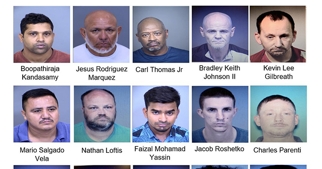 VIDEO: Police Arrest 40 During Child Sex Crimes Sting in Arizona