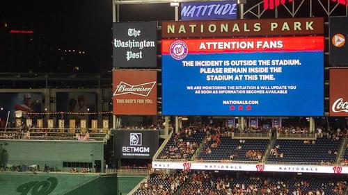 Fans Panic Exit Washington Nationals' Game After Triple Shooting Outside Nats Stadium