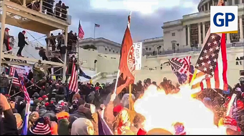 More Evidence Reveals DC Police Attacked Trump Protesters on Jan. 6, Hurled Flash Bombs at Crowd, and Now Dirtbag Chris Wray, Democrats, Media and DC Police Refuse to Release the Evidence