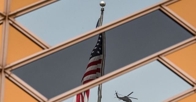 PHOTO: U.S. Embassy Flag Flown Out of Afghanistan amid Evacuation