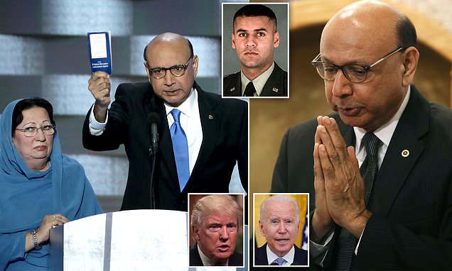 Biden appoints Muslim Gold Star father to religious freedom post after he gave speech to Dems about his dead Army Captain son and Trump attacked him