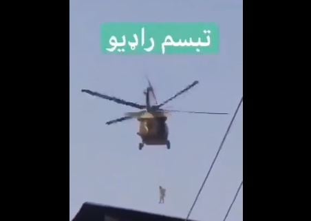 They Openly Mock Us Now: Taliban Hangs “Traitor” by the Throat From US Helicopter in Kandahar Left Behind by Joe Biden (VIDEO)