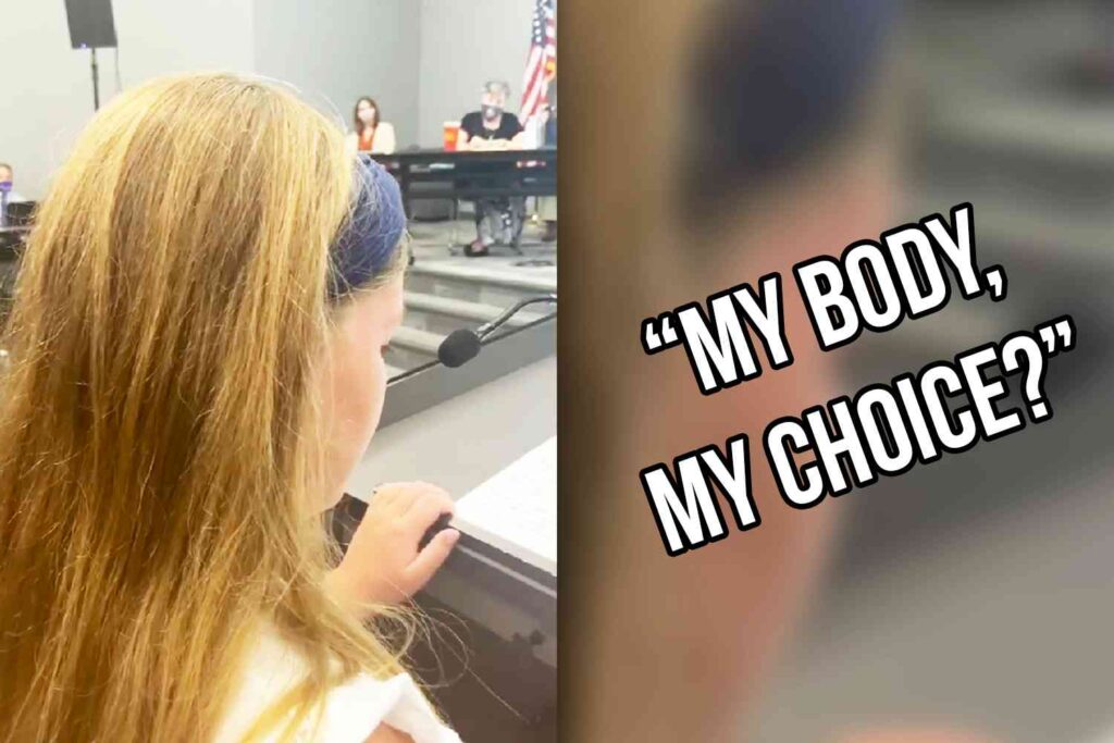 Must see: This brave 4th-grader gave a speech about mask mandates at her school board meeting and the crowd went WILD