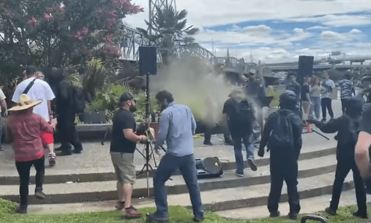 Antifa Goons Attack Prayer Event In Portland – Police Do Not Intervene [VIDEO]