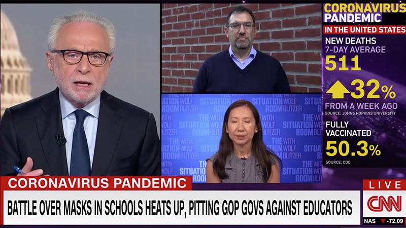 CNN Medical Propagandist: Kids In Schools Need Industrial Grade Masks, Weekly Tests