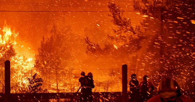 PICS: ‘Biblical Catastrophe’ as Wildfires Rip Through Greece, Thousands Evacuated