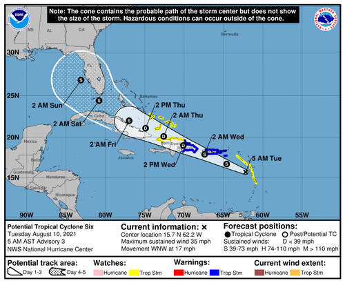 Tropical Storm Fred May Form Tuesday, South Florida In Crosshairs