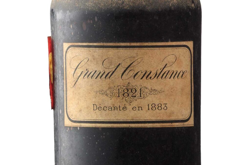 Rare wine ‘destined’ for Napoleon, Grand Constance 1821, fetches £21k