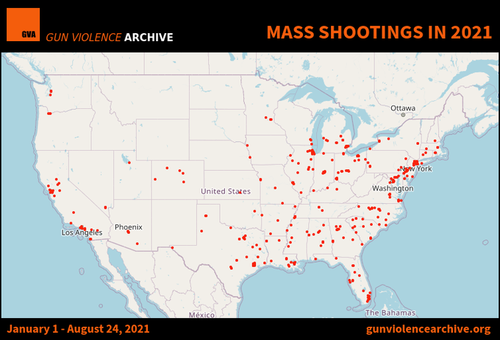 American Mass Shootings At Record High, Average 2 Per Day