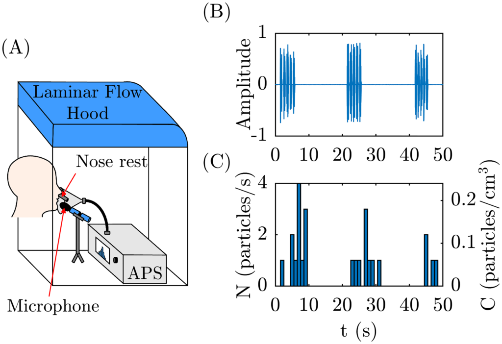 Effect of voicing and articulation manner on aerosol particle emission during human speech