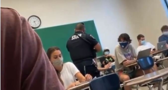 University Of Tennessee Chattanooga Student Dragged Out Of Class For Not Wearing Mask (VIDEO)