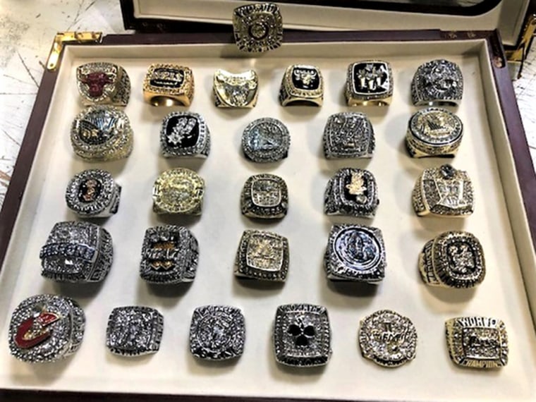 Customs and Border Protection Seizes 86 Counterfeit NFL, NBA and MLB Championship Rings Shipped from China