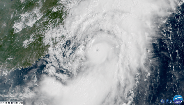 Conditions to quickly deteriorate as Powerful Typhoon Chanthu nears Taiwan