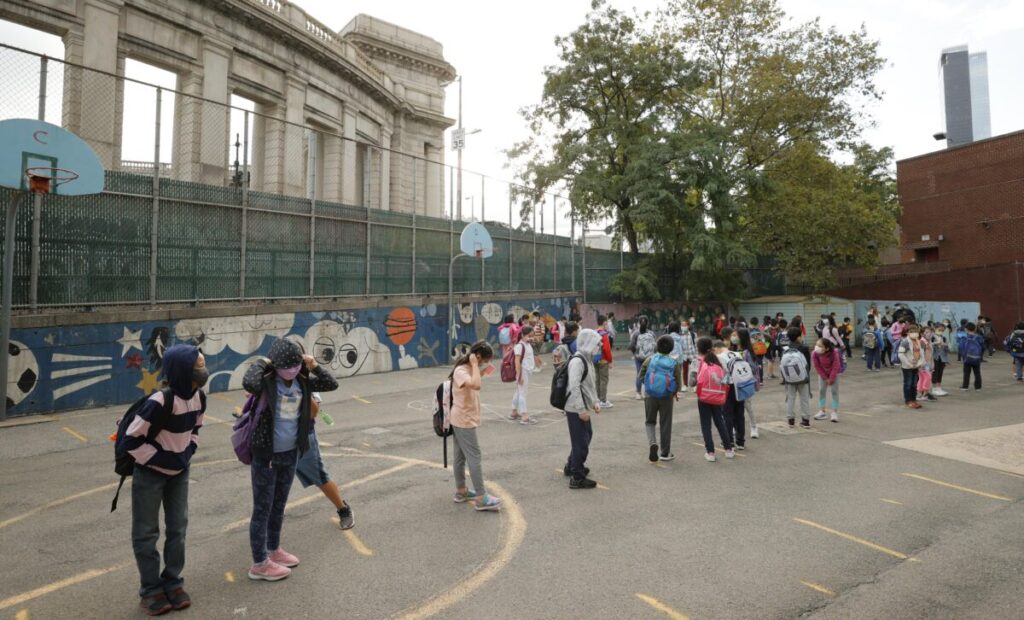 Parents, Lawmakers Sue Over New York’s School Mask Mandate