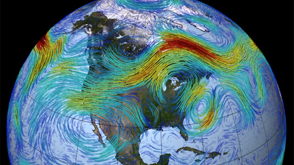 Something Stopping Jet Stream Over U.S. As West Burns