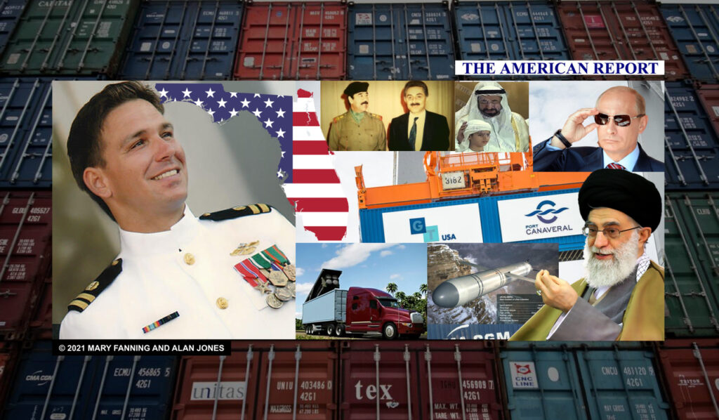 FL Gov Lt Cdr DeSantis Vs Gulftainer: Naval Officer Faces Port Canaveral Container Terminal NatSec Disaster From Mideast Co Tied To Iraq, Iran, Russia Amid Supply Chain Crisis